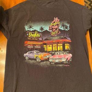 J Galt Men T Shirt One Size Black Electric Motors